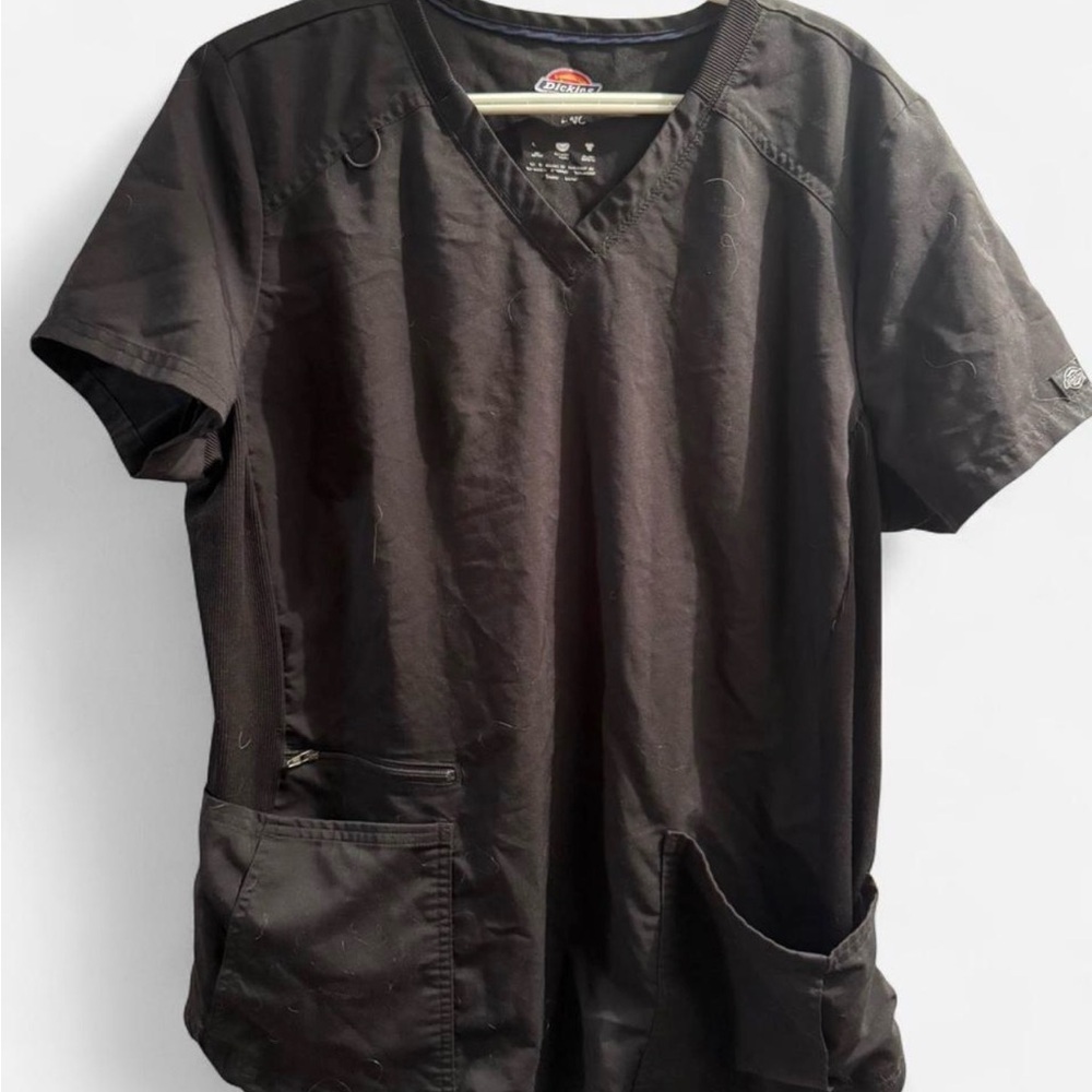 Dickies Black V-Neck Women's Top
